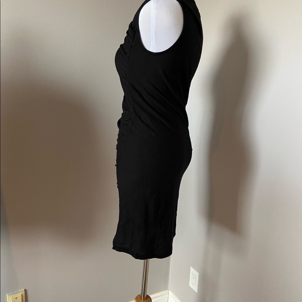 Massimo Dutti Silk Blend Asymmetrical Knit Dress - Picture 3 of 7
